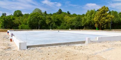 Commercial Slab Installation in Greenville, SC